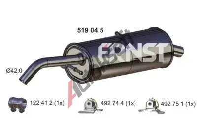 ERNST Zadn� tlumi� v�fuku ERN 519045, 519045