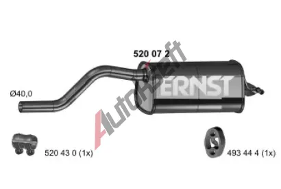 ERNST Zadn� tlumi� v�fuku ERN 520072, 520072