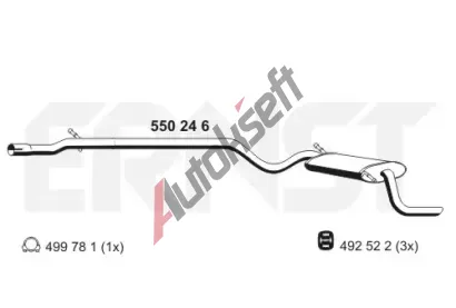 ERNST Zadn tlumi vfuku ERN 550246, 550246