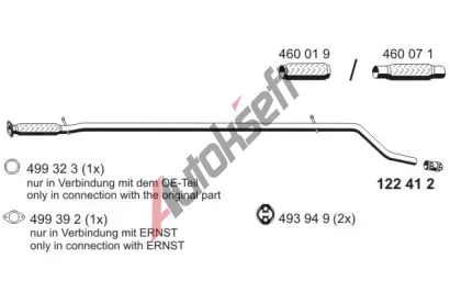 ERNST Vfukov trubka ERN 550406, 550406