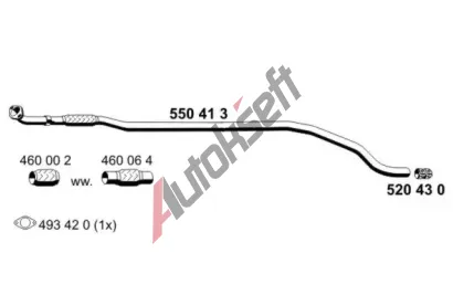 ERNST Vfukov trubka ERN 550413, 550413