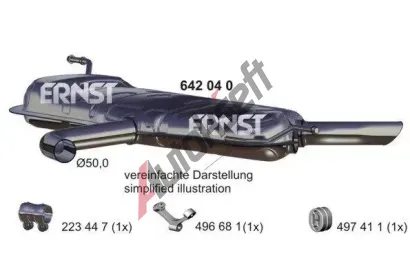 ERNST Zadn tlumi vfuku ERN 642040, 642040