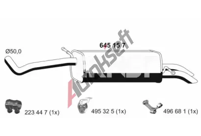 ERNST Zadn tlumi vfuku ERN 645157, 645157