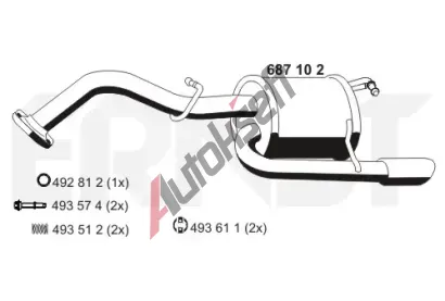 ERNST Zadn tlumi vfuku ERN 687102, 687102