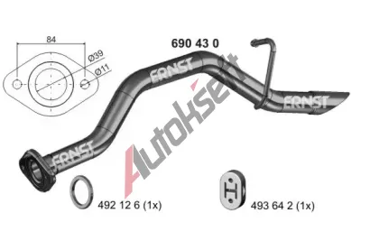 ERNST V�fukov� trubka ERN 690430, 690430
