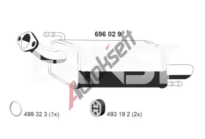 ERNST Zadn tlumi vfuku ERN 696029, 696029