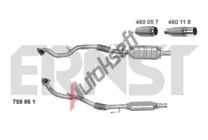 ERNST Katalyztor Set ERN 759861, 759861