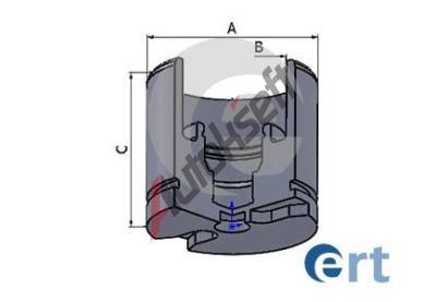 ERT Pst brzdovho tmenu ERT 150751-C, 150751-C