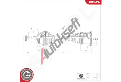 ESEN SKV Hnac hdel ESN 40SKV050, 40SKV050
