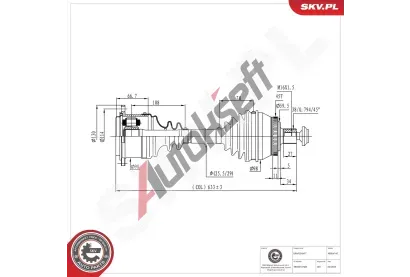 ESEN SKV Hnac hdel ESN 40SKV147, 40SKV147