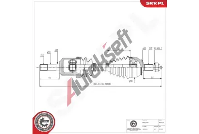 ESEN SKV Hnac hdel ESN 40SKV203, 40SKV203