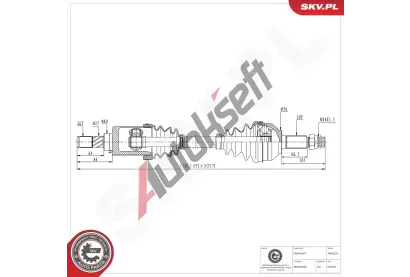 ESEN SKV Hnac hdel ESN 40SKV237, 40SKV237