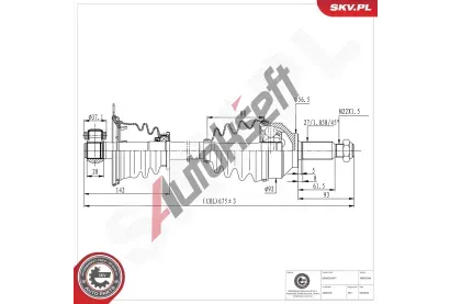 ESEN SKV Hnac hdel ESN 40SKV244, 40SKV244