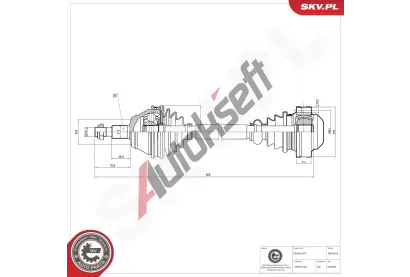 ESEN SKV Hnac hdel ESN 40SKV275, 40SKV275