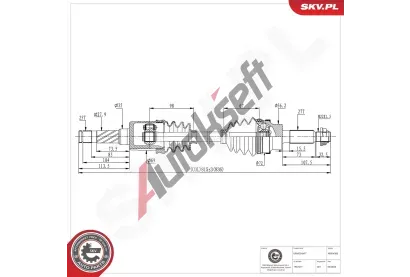 ESEN SKV Hnac hdel ESN 40SKV300, 40SKV300
