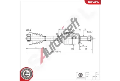 ESEN SKV Hnac hdel ESN 40SKV358, 40SKV358