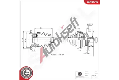 ESEN SKV Hnac hdel ESN 40SKV446, 40SKV446
