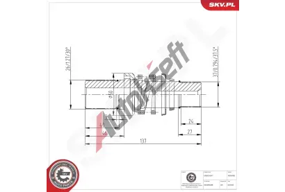 ESEN SKV H��del diferenci�lu ESN 40SKV900, 40SKV900