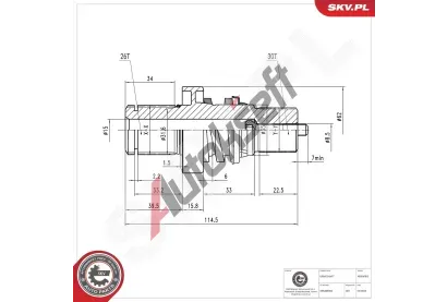 ESEN SKV H��del diferenci�lu ESN 40SKV903, 40SKV903
