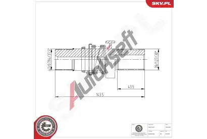 ESEN SKV H��del diferenci�lu ESN 40SKV904, 40SKV904