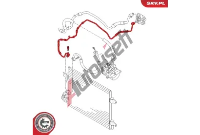 ESEN SKV Vysokotlaké / nízkotlaké vedení klimatizace ESN 43SKV552, 43SKV552 ESEN SKV Vysokotlaké / nízkotlaké vedení klimatizace ESN 43SKV552, 43SKV552