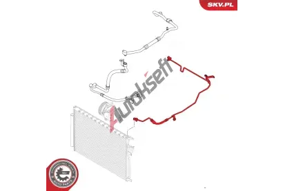 ESEN SKV Vysokotlaké / nízkotlaké vedení klimatizace ESN 43SKV587, 43SKV587 ESEN SKV Vysokotlaké / nízkotlaké vedení klimatizace ESN 43SKV587, 43SKV587