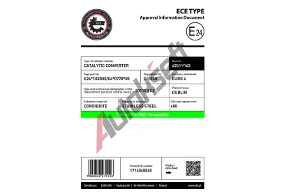 ESEN SKV Katalyz�tor ESN 62SKV162, 62SKV162