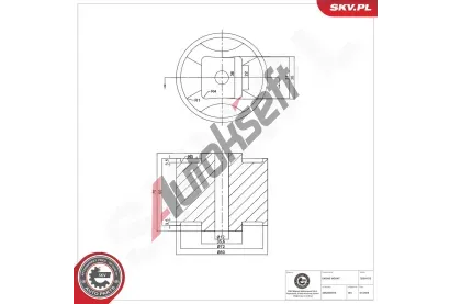 ESEN SKV Zav�en� motoru ESN 75SKV013, 75SKV013