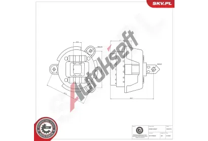 ESEN SKV Zav�en� motoru ESN 75SKV014, 75SKV014