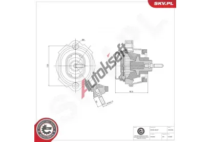 ESEN SKV Zav�en� motoru ESN 75SKV056, 75SKV056