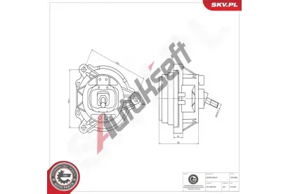ESEN SKV Zav�en� motoru ESN 75SKV086, 75SKV086