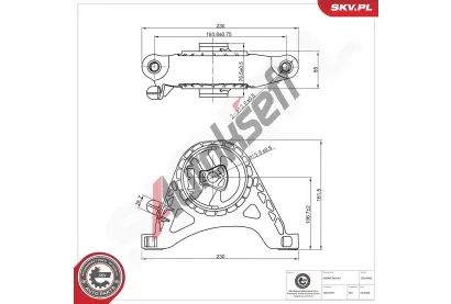 ESEN SKV Zav�en� motoru ESN 75SKV092, 75SKV092