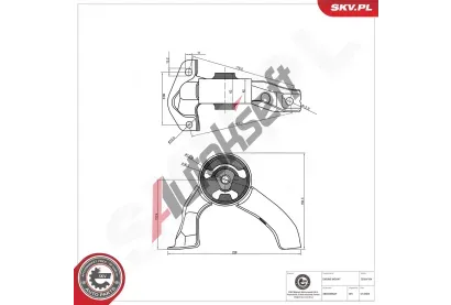 ESEN SKV Zav�en� motoru ESN 75SKV104, 75SKV104