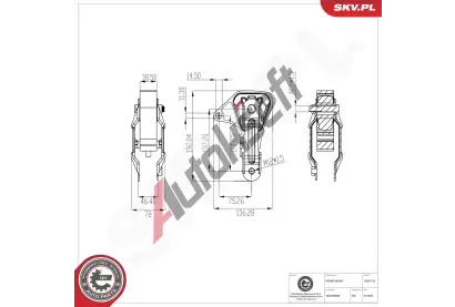 ESEN SKV Zav�en� motoru ESN 75SKV116, 75SKV116