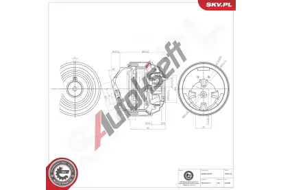 ESEN SKV Zaven motoru ESN 75SKV128, 75SKV128