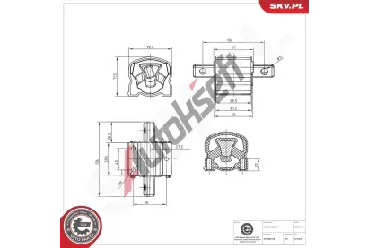 ESEN SKV Zav�en� motoru ESN 75SKV129, 75SKV129
