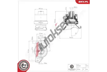 ESEN SKV Zav�en� motoru ESN 75SKV140, 75SKV140