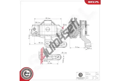 ESEN SKV Zav�en� motoru ESN 75SKV141, 75SKV141