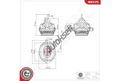 ESEN SKV Zavěšení motoru ESN 75SKV158, 75SKV158 ESEN SKV Zavěšení motoru ESN 75SKV158, 75SKV158
