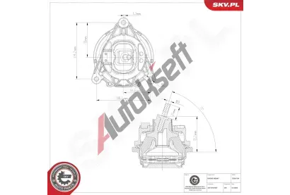 ESEN SKV Zav�en� motoru ESN 75SKV164, 75SKV164
