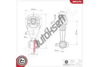 ESEN SKV Zav�en� motoru ESN 75SKV166, 75SKV166