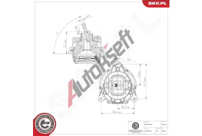 ESEN SKV Zavěšení motoru ESN 75SKV170, 75SKV170 ESEN SKV Zavěšení motoru ESN 75SKV170, 75SKV170