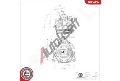 ESEN SKV Zav�en� motoru ESN 75SKV179, 75SKV179