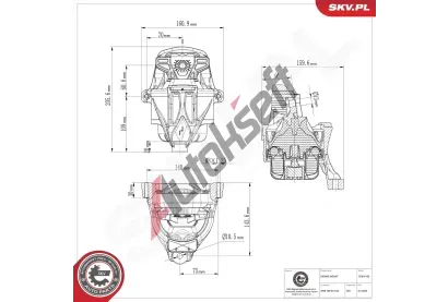 ESEN SKV Zav�en� motoru ESN 75SKV185, 75SKV185