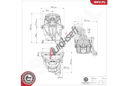 ESEN SKV Zav�en� motoru ESN 75SKV190, 75SKV190