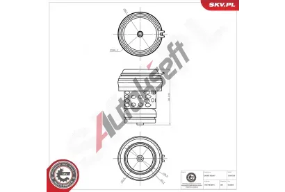 ESEN SKV Zavěšení motoru ESN 75SKV239, 75SKV239 ESEN SKV Zavěšení motoru ESN 75SKV239, 75SKV239