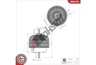 ESEN SKV Zaven motoru ESN 75SKV242, 75SKV242