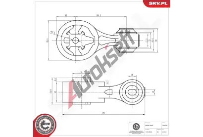 ESEN SKV Zav�en� motoru ESN 75SKV243, 75SKV243