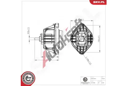 ESEN SKV Zav�en� motoru ESN 75SKV247, 75SKV247