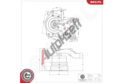 ESEN SKV Zav�en� motoru ESN 75SKV251, 75SKV251